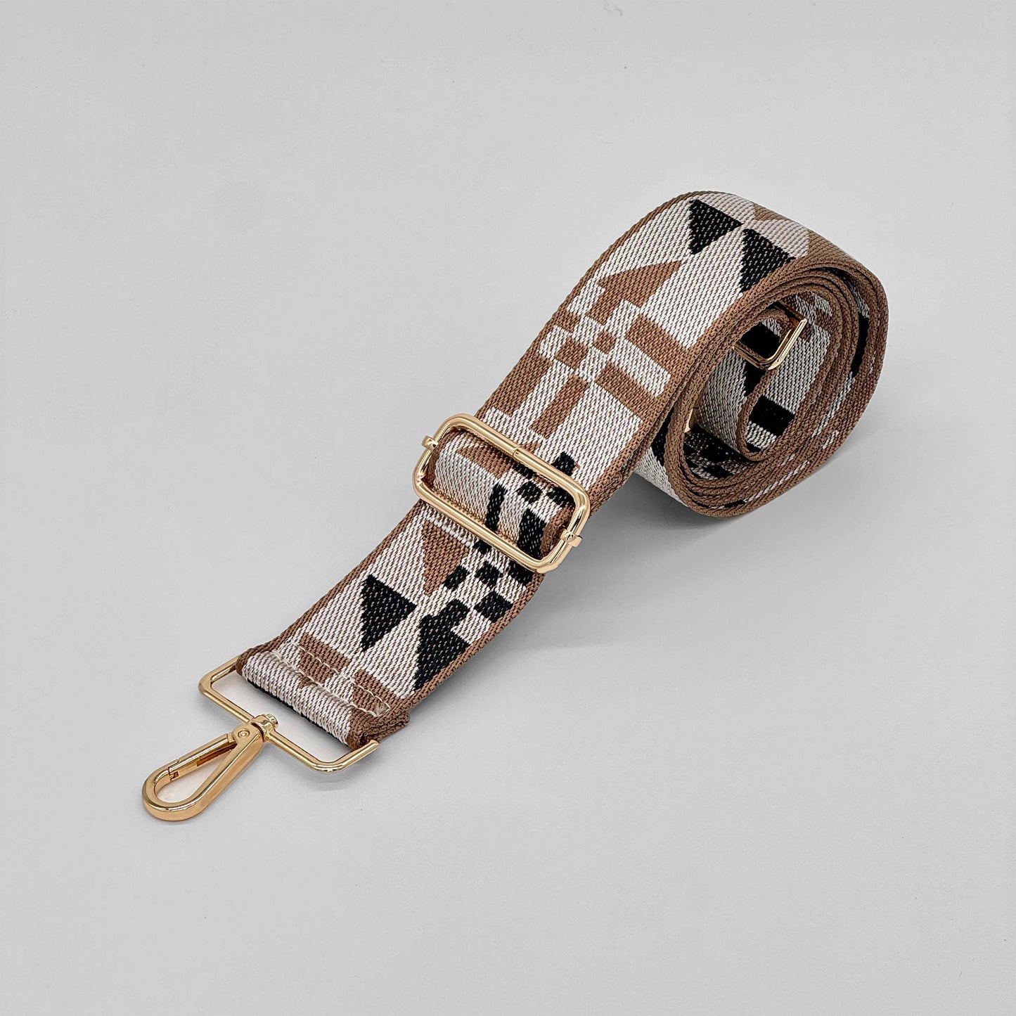 Brauner abstrakter Taschenriemen