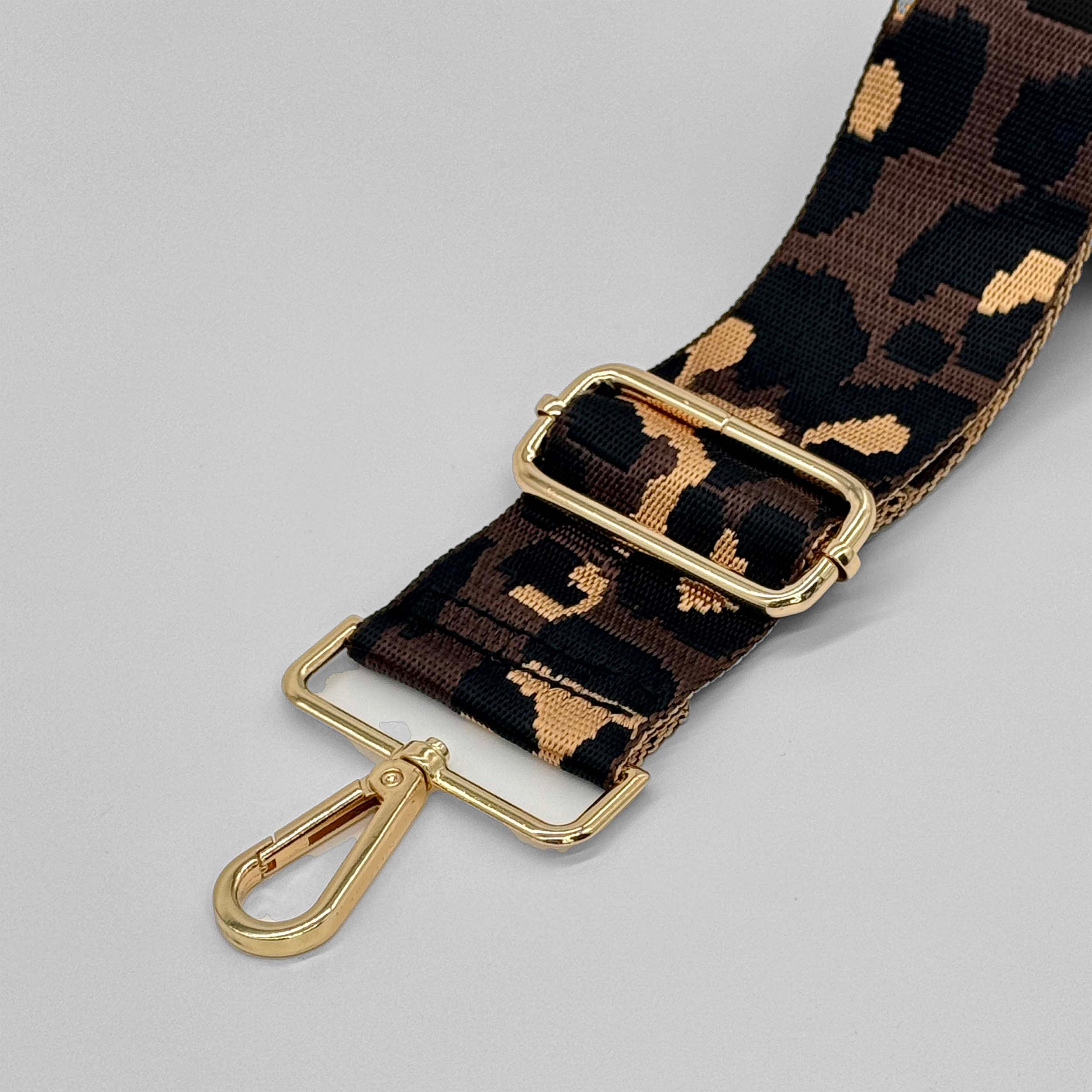 Schokoladenbrauner Camouflage-Taschenriemen