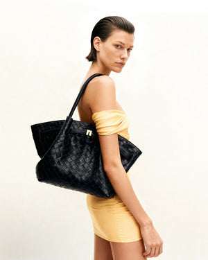 Nora Tote – Noir (gewebt)