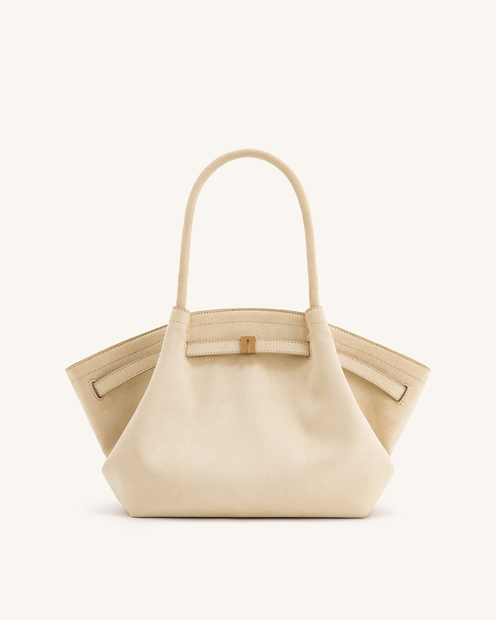 Nora Tote - Elfenbein (Weiches Wildleder)