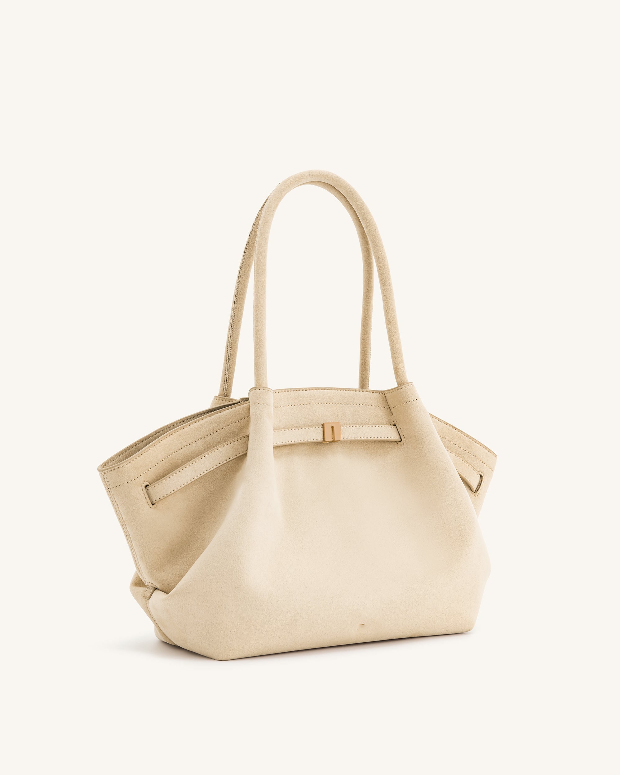 Nora Tote - Elfenbein (Weiches Wildleder)