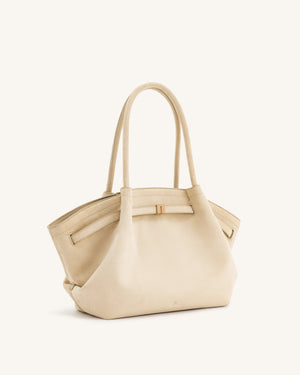 Nora Tote - Elfenbein (Weiches Wildleder)