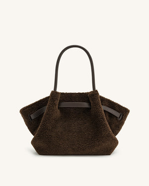 Nora Tote - Espresso (Plüsch)
