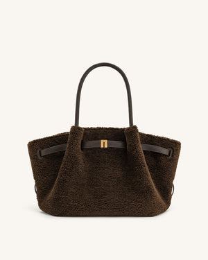 Nora Tote - Espresso (Plüsch)