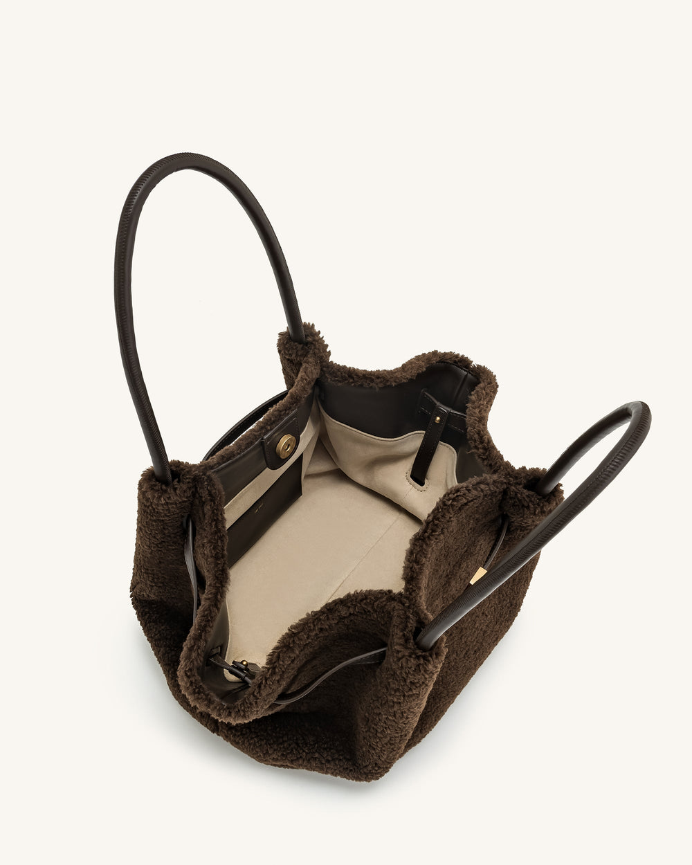 Nora Tote - Espresso (Plüsch)