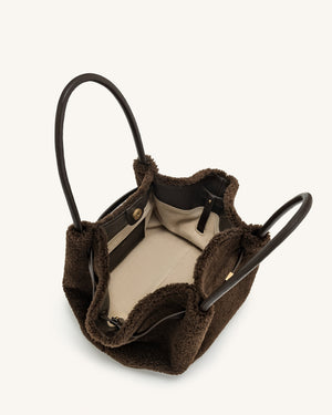 Nora Tote - Espresso (Plüsch)