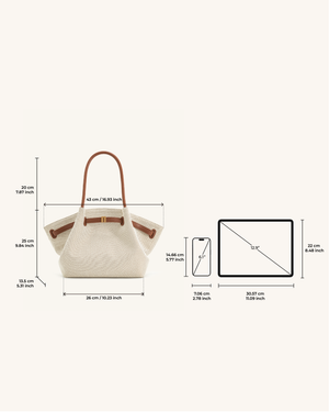 Nora Tote – Hafer (Canvas)