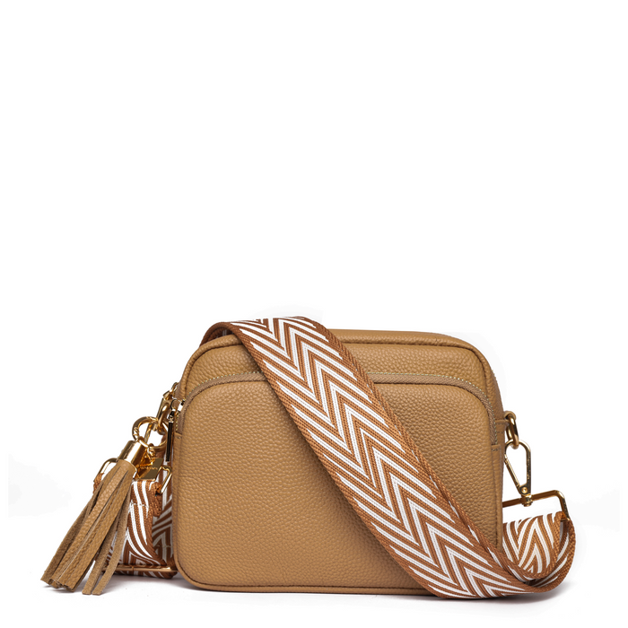 Luma Umhängetasche Camel Mist